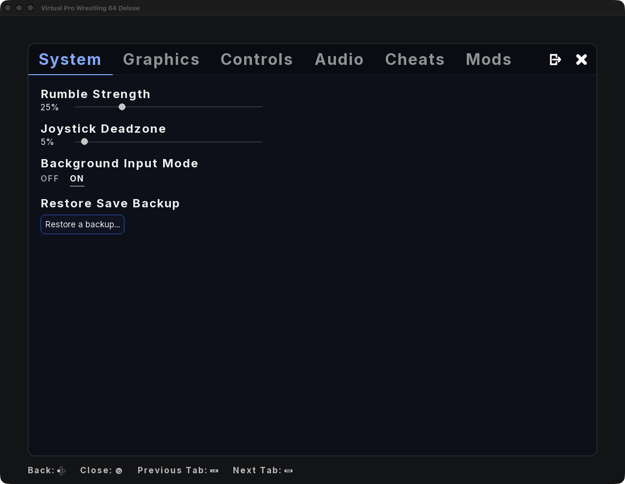 Launcher settings